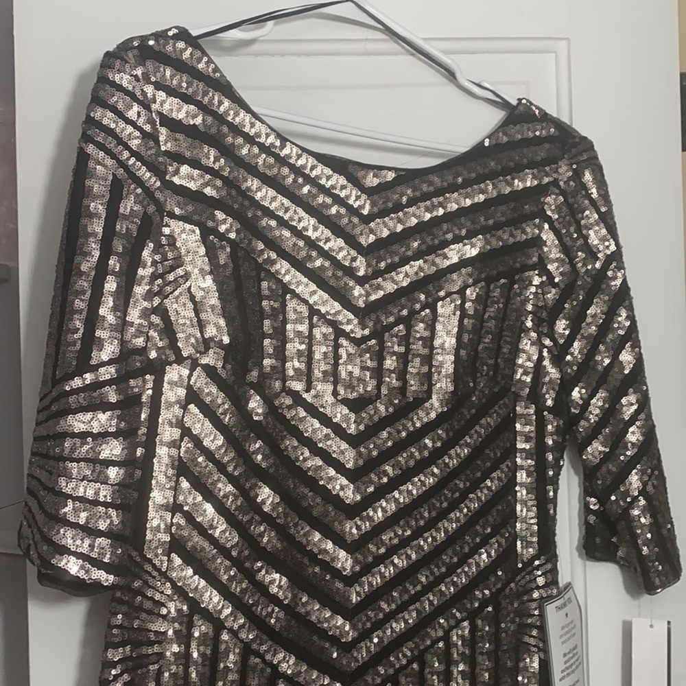 R and M Richards sequin dress